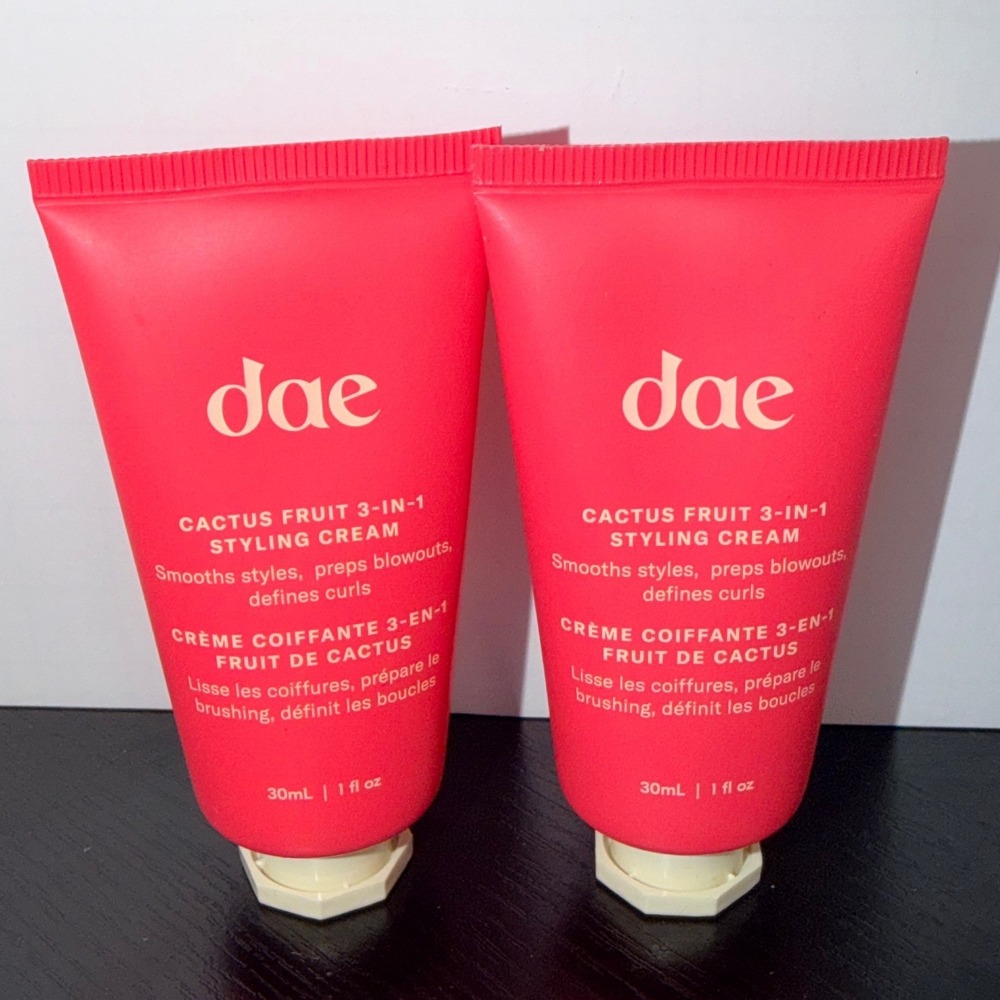 Dae Cactus Fruit 3-in-1 Styling Cream Travel Size 1oz Set of 2 Tubes